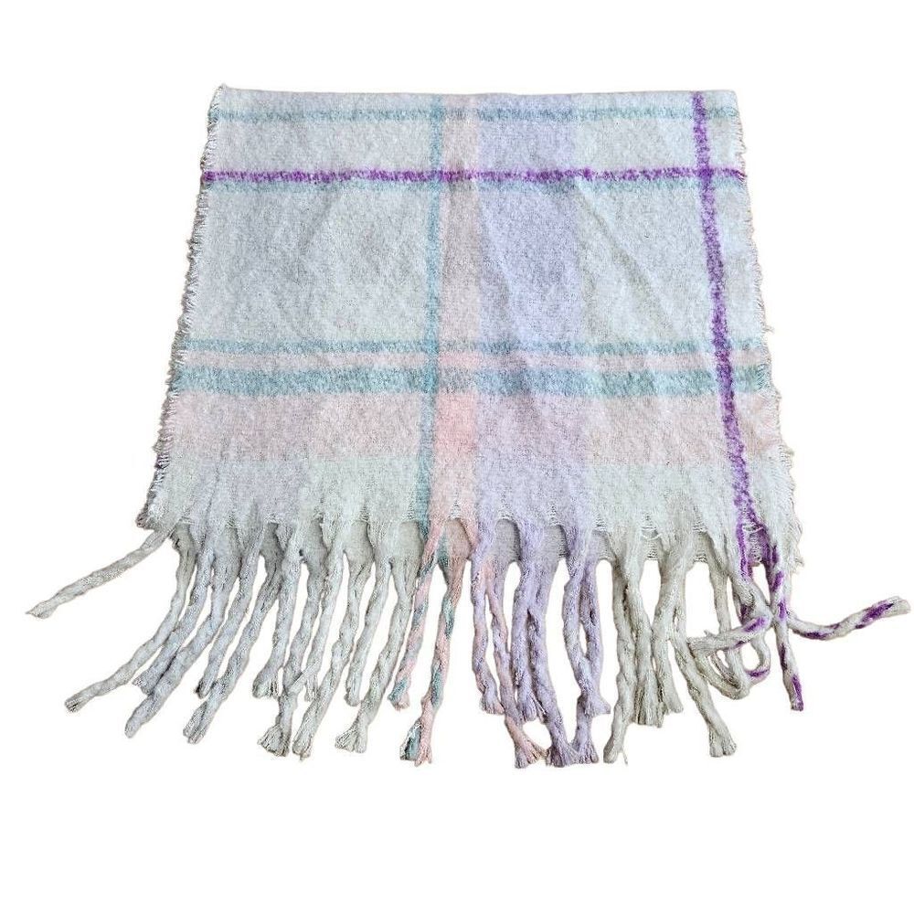 Steve madden multicolor textures scarf soft 78X21
